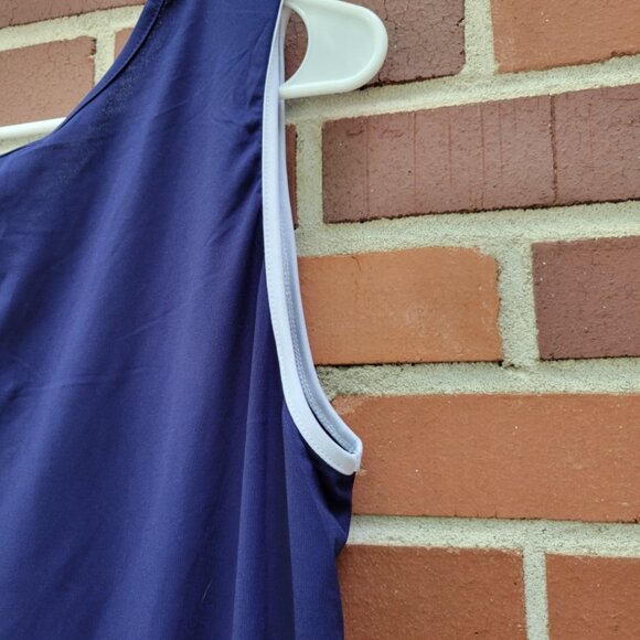 Navy/White V-Neck Tank Top - by Urban Diction - NWT - Size XL - Picture 3 of 4